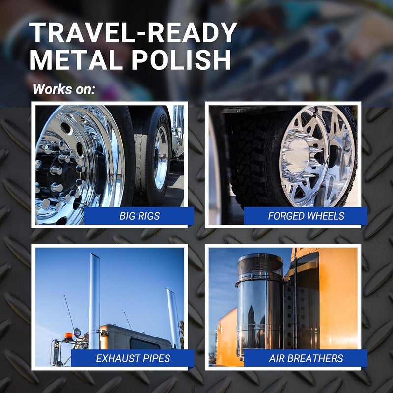ZEPHYR - Pro 21 Boss Soss Sprayable Metal Polish - Stainless Steel, Chrome, & Aluminum Polish - Sprayable Metal Polishing for Copper, Silver, Bronze, & More - 32 oz. - Image 4